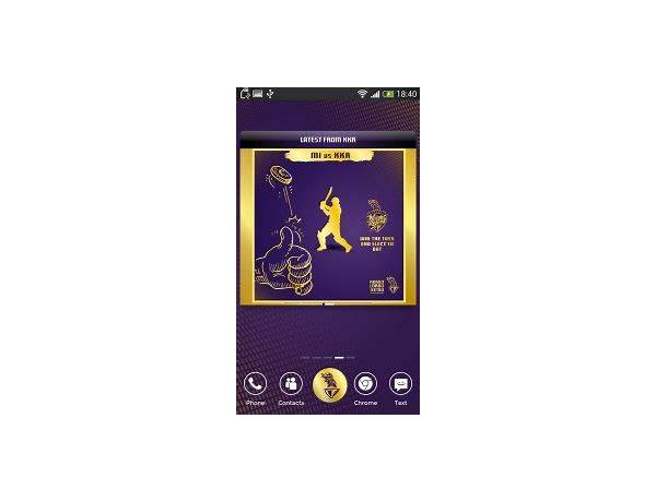 Kolkata Knight Riders Official Launcher for Android - Download the APK from Habererciyes
